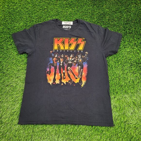 KISS Shirt Womens Large 21x27 Black - Picture 1 of 11